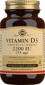 Solgar Vitamín D3 2200 IU 50 cps.