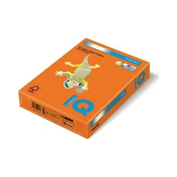 Barevný papír Barevné papíry IQ Color OR43, A4/160g, oranžová, balení 250 lst.