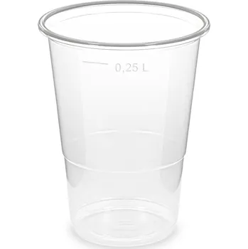 Jednorázové nádobí WIMEX Kelímek průhledný 0,25 l 50 ks