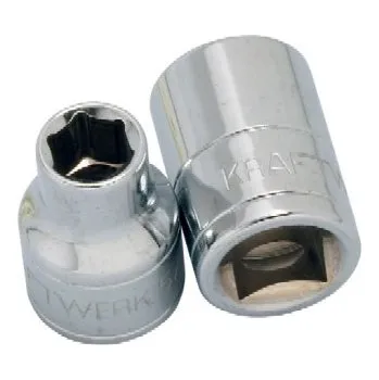 Gola hlavice KRAFTWERKTOOLS Nástavec 3/8" (palcové rozměry) Varianta: Nástavec 3/8" 1/4" (palcové rozměry)