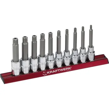 Gola sada KRAFTWERKTOOLS Sada 1/2" nástavců RIBE M5-M14 /100mm 10ks MAGALU