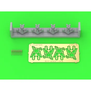 Plastikový model Master 1/350 French Twin Mount Gun 37mm/50 model 1933