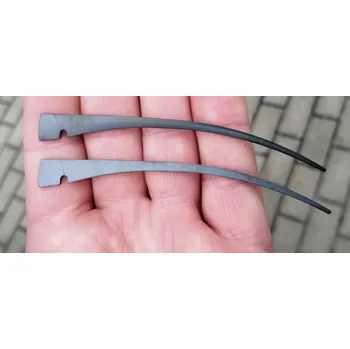 Pracovní nůž Náhradní díl pero BLACKOUT pro vyhazovací nůž Mikov sada 1 pár (Pro nože typu PREDATOR BLACKOUT. Cena za jeden komplet/pár. Nahrazuje původně používané jednodílné pero používané u nožů PREDATOR se srdcovým výbrusem čepel.)