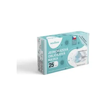 Gastro oděv MESAVERDE Ochranná rouška CZ [25 ks] - modrá