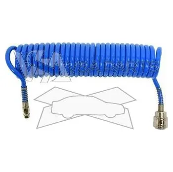 Příslušenství ke kompresoru YATO Hadice na vzduch spirální, 1/4'', 5.5 x 8 mm, 5 m