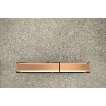 Geberit Sigma50 ovládací tlačítko, pro 2 množství splachování, dekor betonu/červené zlato (115.670.JV.2)