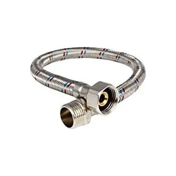 BUGNATESE Tlaková propojovací flexi hadička MF 1/2" x 1/2" 30cm, PN10, 100°C 85301212