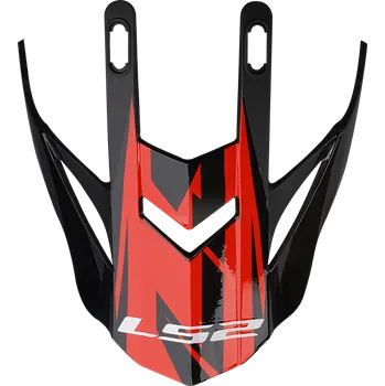 Auto-moto LS2 MX437 EVO PEAK ROAR BLACK RED