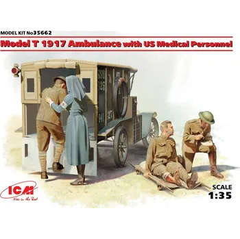 Plastikový model 1:35 Model T 1917 Ambulance with US Medical Personnel