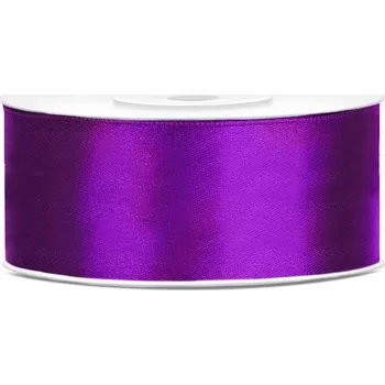 Stuha Stuha saténová fialová 25 mm, délka 25 m