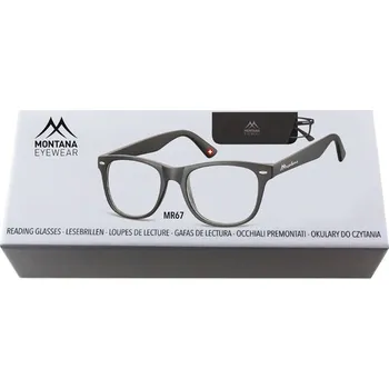 Brýle na čtení MONTANA EYEWEAR Dioptrické brýle BOX67 BLACK +1,00