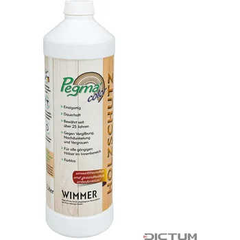 Lak na dřevo Dictum 810140 - Pegma® Colour »Wood Sunblock«, 1 l - Ochrana laku