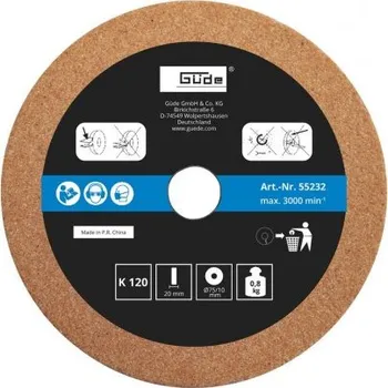 Brusný kotouč GUDE Brusné kotouče 75x10x20 mm K120/K400