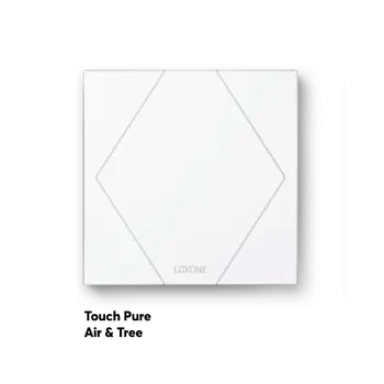 vypínač LOXONE Touch Pure Air Bílá