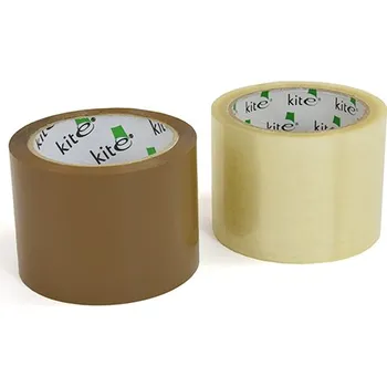 Lepicí páska Lepicí páska šíře 75 mm, návin 60 m, akrylátové Barva: Havana / hnědá