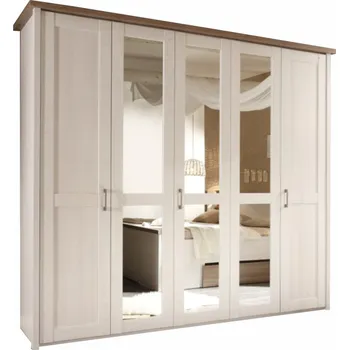 Šatní skříň Skříň, pinie bílá / dub sonoma truflový, LUMERA