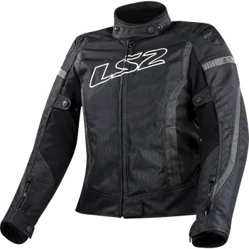 Moto bunda LS2 GATE LADY JACKET BLACK DARK GREY XS