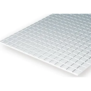Plastikový model Čtvercové dlaždice 2,1x2,1 mm