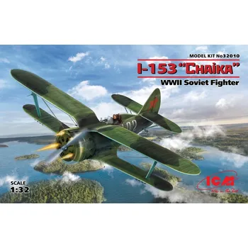 Plastikový model 1:32 I-153 Chaika Soviet Fighter