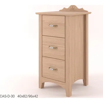 Komoda Stylová komoda zásuvková malá - dubový prádelník CASTELLO D30