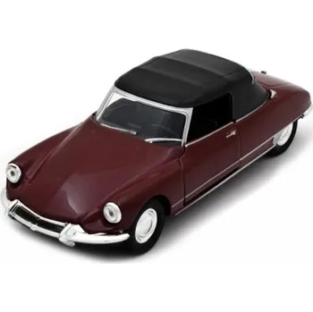autíčko Welly Citroen DS 19 hard top, Burgundy 1:36