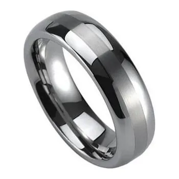 Módní doplněk NWF1026 Dámský snubní prsten wolfram (59)