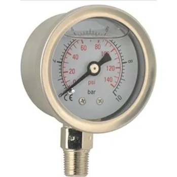 Příslušenství pro vysokotlaký čistič Manometr glycerin 62 mm 0-10 bar (spodní PT 1/4")
