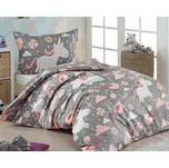 Dětské povlečení Matějovský LILY, jednorožec na šedé, bavlna hladká, 140x200cm + 70x90cm