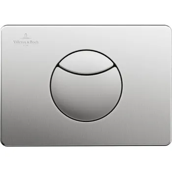 Splachovací tlačítko Villeroy & Boch ViConnect ovládací tlačítko 20,5x14,5 cm, nerezová ocel (922485LC)