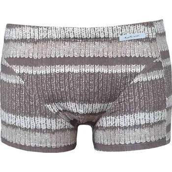 Boxerky Robinson 308 pánské boxerky Barva: hnědá, Velikost: M