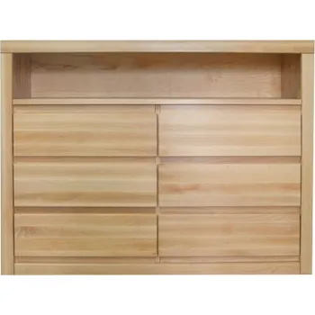 Komoda Via-nábytek Komoda buková DN41 Povrchová úprava: Moření odstín ořech