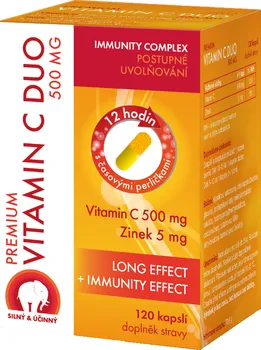 SWISS MED Pharmaceuticals Premium Vitamin C Duo 500 mg 120 cps.