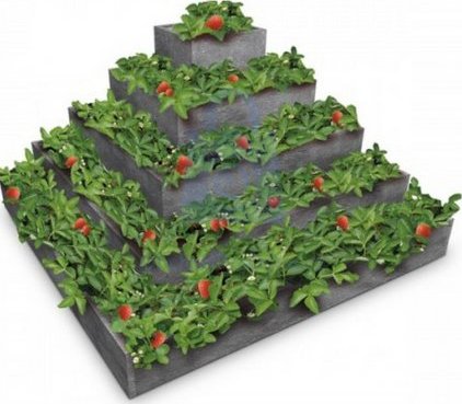Transform Pyramida na jahody 2 m šedá
