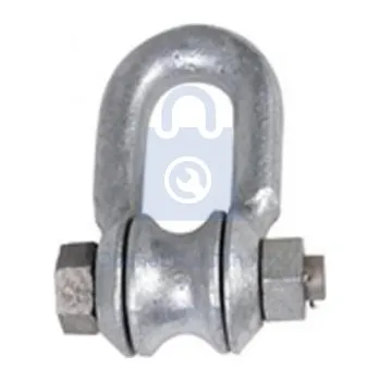 Tesařské kování Třmen s kladkou vysokozátěžový, žárově pozinkovaný 25 - 35 / 75 mm, 4000 kg, balení 1 ks