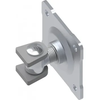 Příslušenství pro plot FAC Regulovatelný pant s osazenou deskou se 4 otvory k přišroubování VC1108.A18