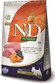Krmivo pro psa N&D Grain Free Pumpkin Dog Adult Mini Lamb/Blueberry 2,5 kg
