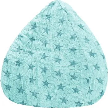 Sedací pytel Sedací vak FLUFFY STARS XL tyrkys