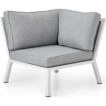 Zahradní lehátko Brafab Sedacia súprava BELFORT Biela - rohový modul