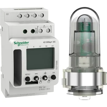vypínač a zásuvka CCT15495 IC100kp+ 2C (1 - 99.000 lx) SMART, Schneider Electric