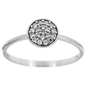 Prsten Zlatnictví U Kostela Dámský prsten z bílého zlata se zirkony 63B 56 2455-19260658