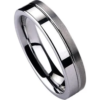 Módní doplněk NWF1001 Pánský snubní prsten wolfram (55)