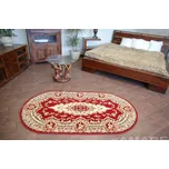 Orfa Kusový koberec STANDARD KRÓLEWSKI S ovál - bordó - 200x300cm