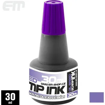 Razítková poduška Razítková barva pro paginovací razítka, 30ml, fialová