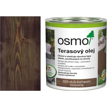 Olej na dřevo Osmo TERASOVÝ OLEJ 25L 021 bahenní dub + dárek k objednávce nad 1000Kč