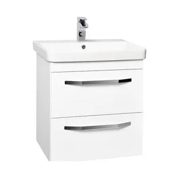 Koupelnový nábytek Krajcar LX-Luxury Koupelnová skříňka s keramickým umyvadlem 60x46x65 cm, LX60 Barva: Bílá