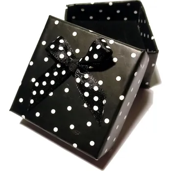 Dárková krabička Krabička černá - 50x50x32mm