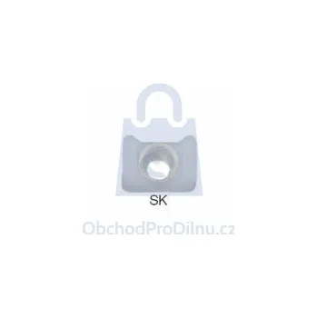 elektrický kabel Sedlo kabelové, různé barvy 15 x 7 černé - hobby balení, balení 1 ks