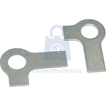 Matice Podložka pojistná se dvěma jazýčky, DIN 463, nerez A4 21, balení 1 ks