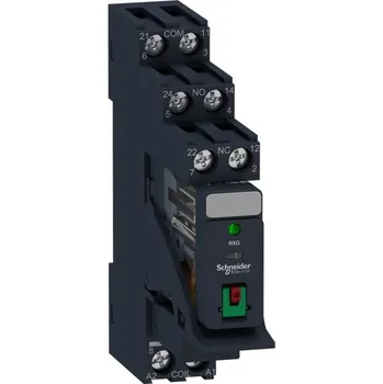 Relé RXG22P7PV Relé Zelio + patice, 2V /Z, 5A, 230VAC, varistor, Schneider Electric