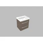 Krajcar LX-Luxury Koupelnová skříňka s keramickým umyvadlem 80x46x65 cm, LX80 Barva: Borovice patina